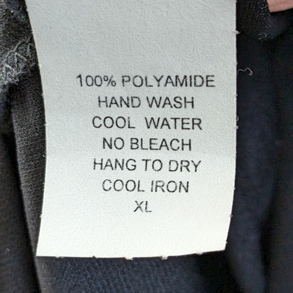 NEW Elana Kattan Multi color Abstract pattern crossover bust dress, size XL USA - Picture 5 of 5